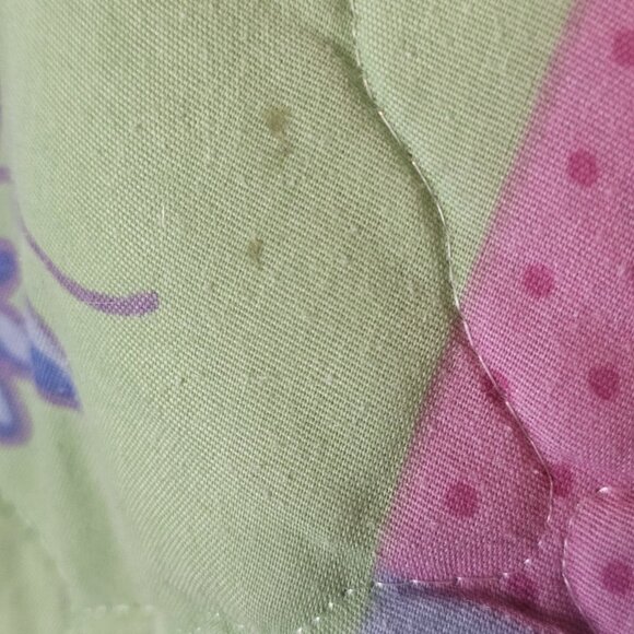 90s Tweety Bird Girls Patchwork Toddler Comforter Coverlet Blanket 37 X 58" USA - Picture 8 of 11